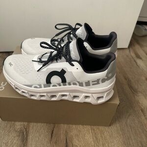 ON cloudmonster white Mens